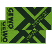 Gewo Set 2x Toalla Super Select negro/verde