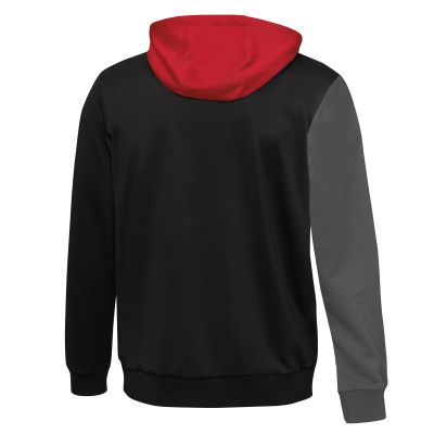 Gewo sudadera con capucha Toledo negro/rojo