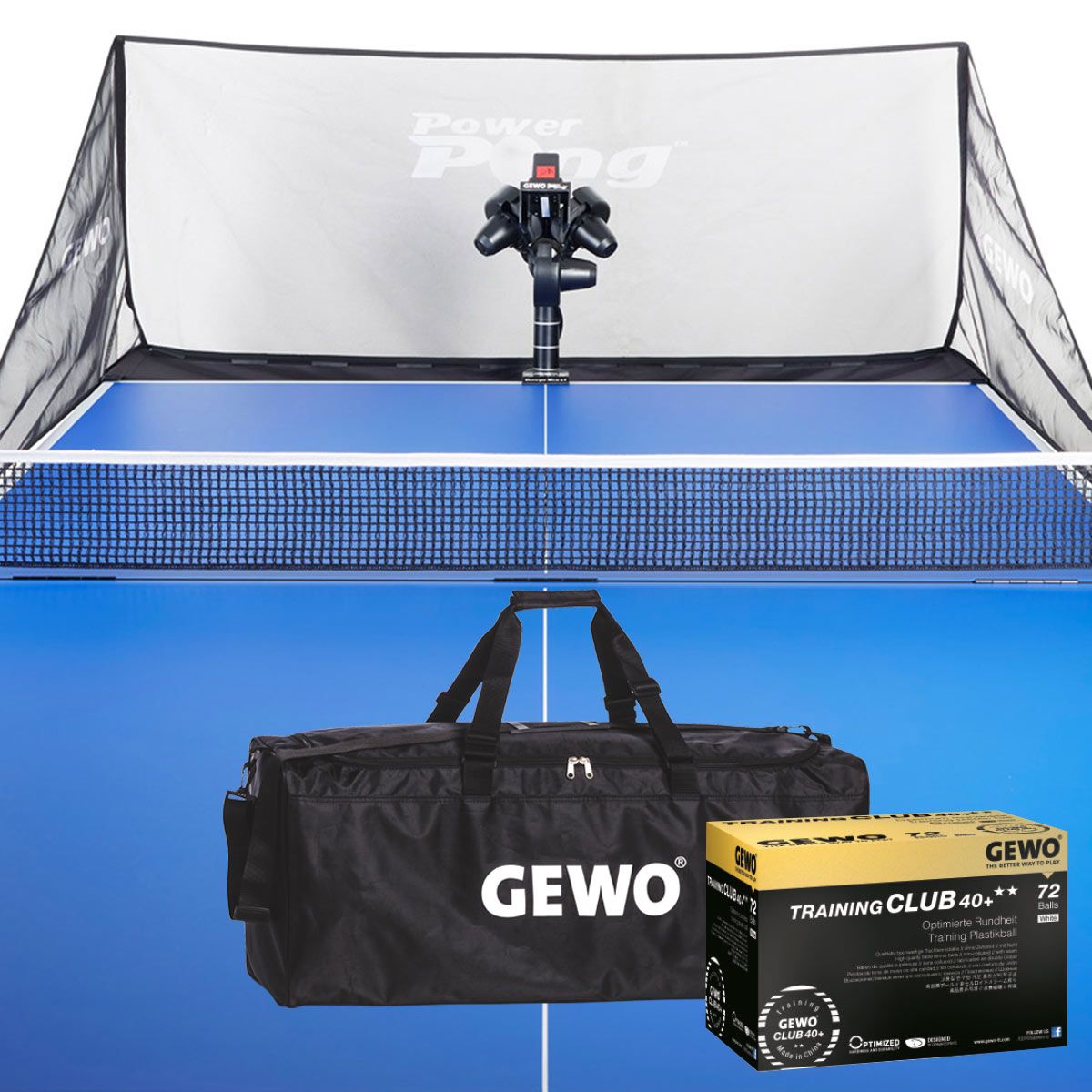 Set Gewo Robot Omega Nexxt + 1x Bolsa para Robot + 1x Entrenamiento de Pelotas 72 unidades