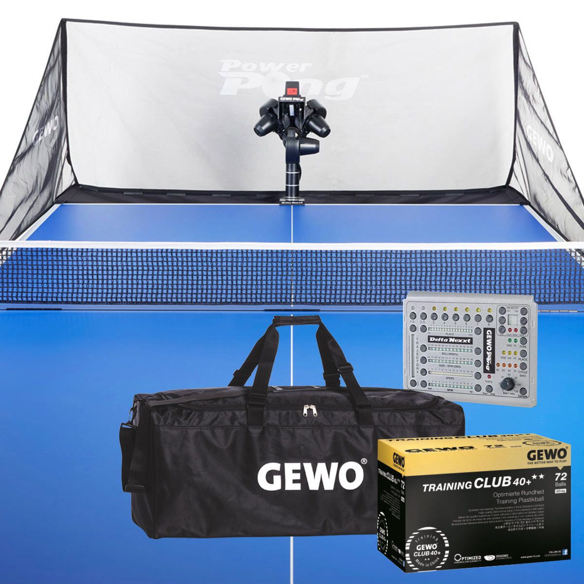 Set Gewo Robot Delta Nexxt + 1x Bolsa para Robot + 1x Entrenamiento de Pelotas 72 unidades