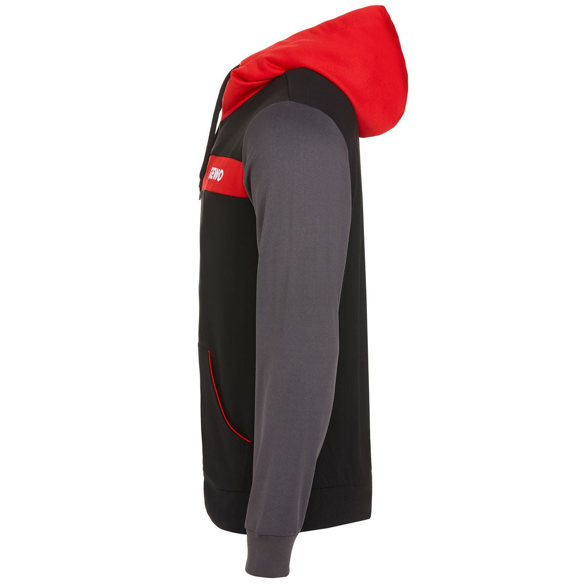 Gewo sudadera con capucha Ravenna negro/nine iron