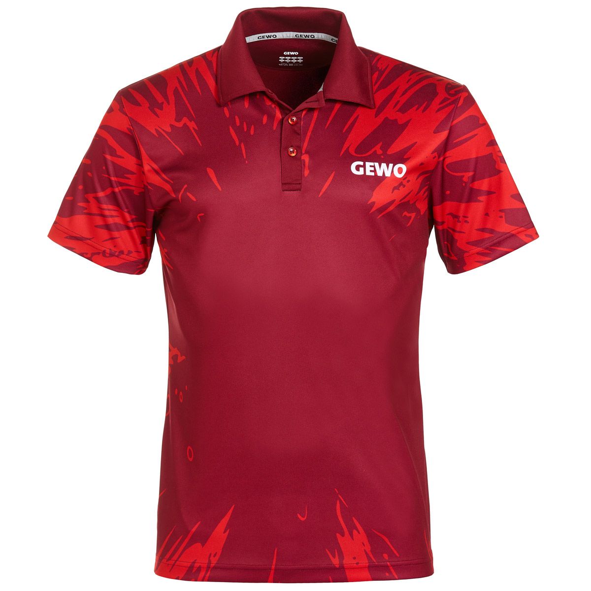 Gewo camiseta Mattia burdeos/rojo