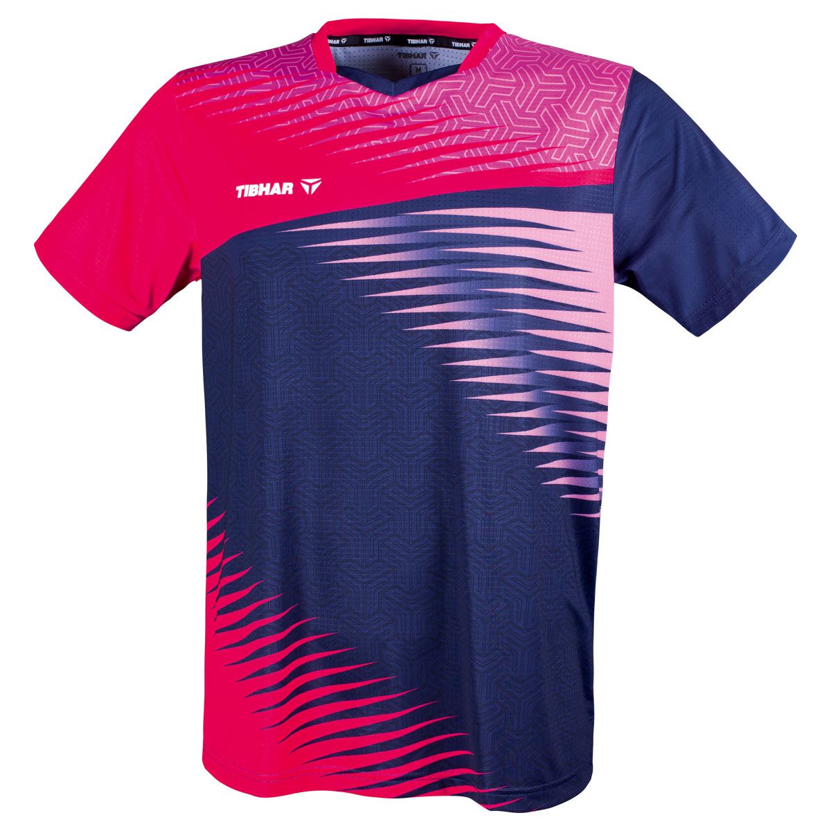 Camiseta Tibhar Azur rosa/azul oscuro