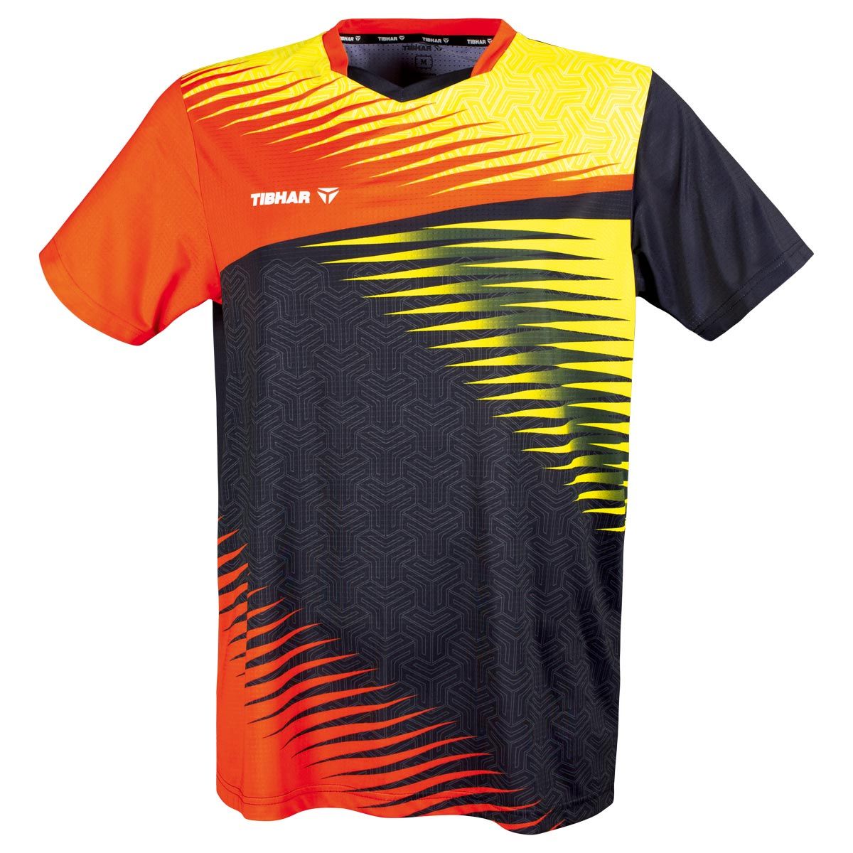 Camiseta Tibhar Azur naranja/negro