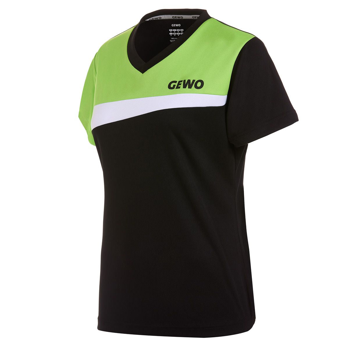 Gewo camiseta Fondi I Lady negro/lima
