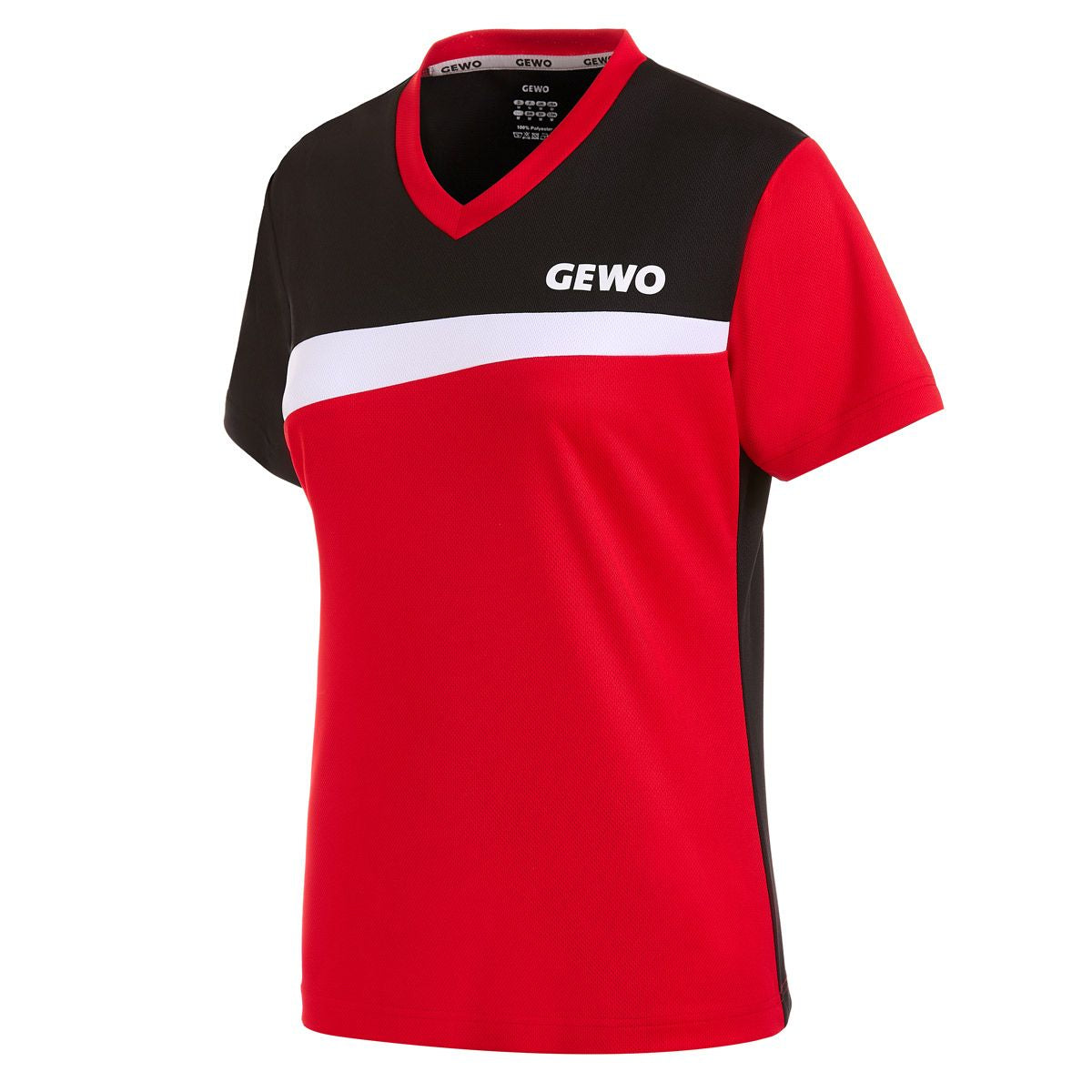 Gewo camiseta Fondi III Lady rojo/negro