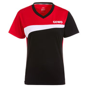 Gewo camiseta Fondi IV Lady negro/rojo