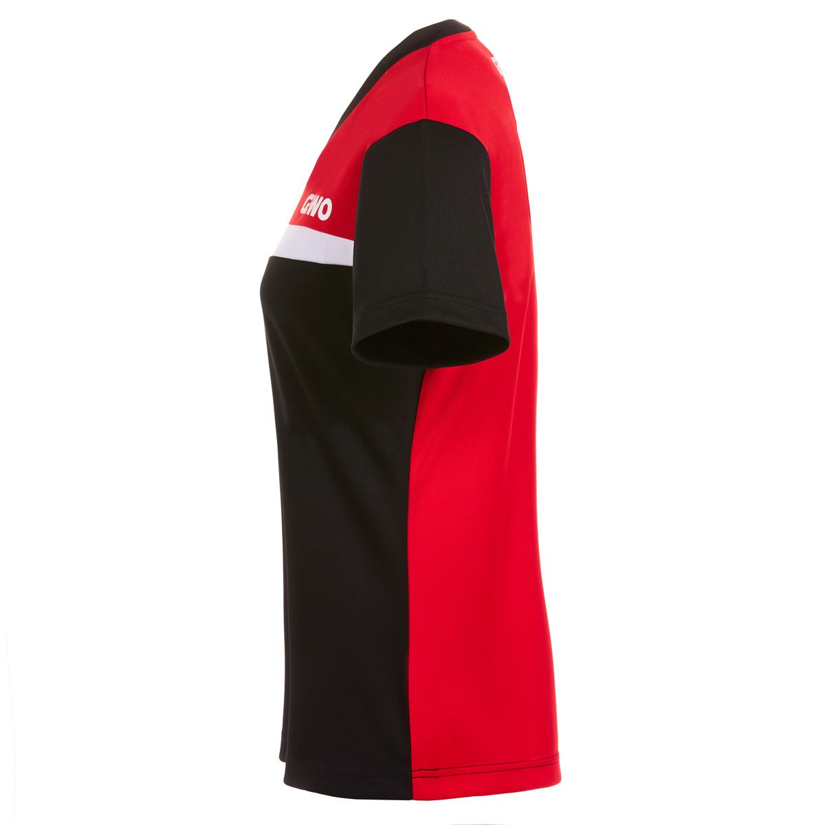 Gewo camiseta Fondi IV Lady negro/rojo