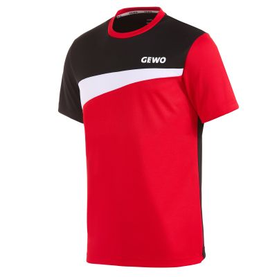 Gewo camiseta Fondi III rojo/negro
