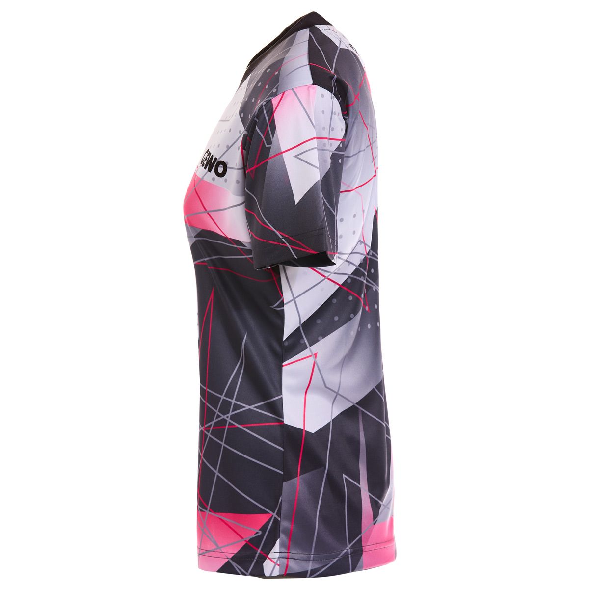 Camiseta Gewo Lugo Lady negra/rosa