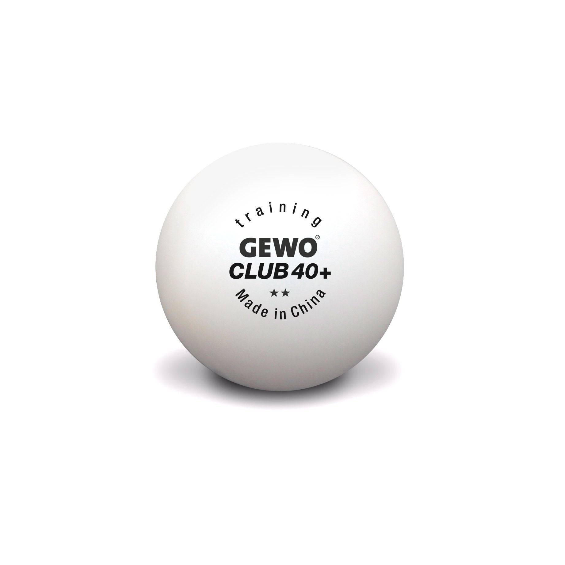 Pelotas de Entrenamiento Gewo Training Club 40+** caja 4x72 blancas