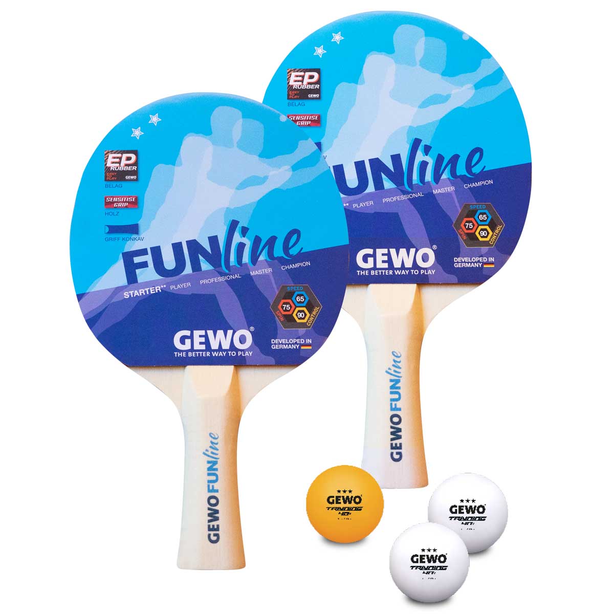 Gewo Set de Paleta Double-Fun