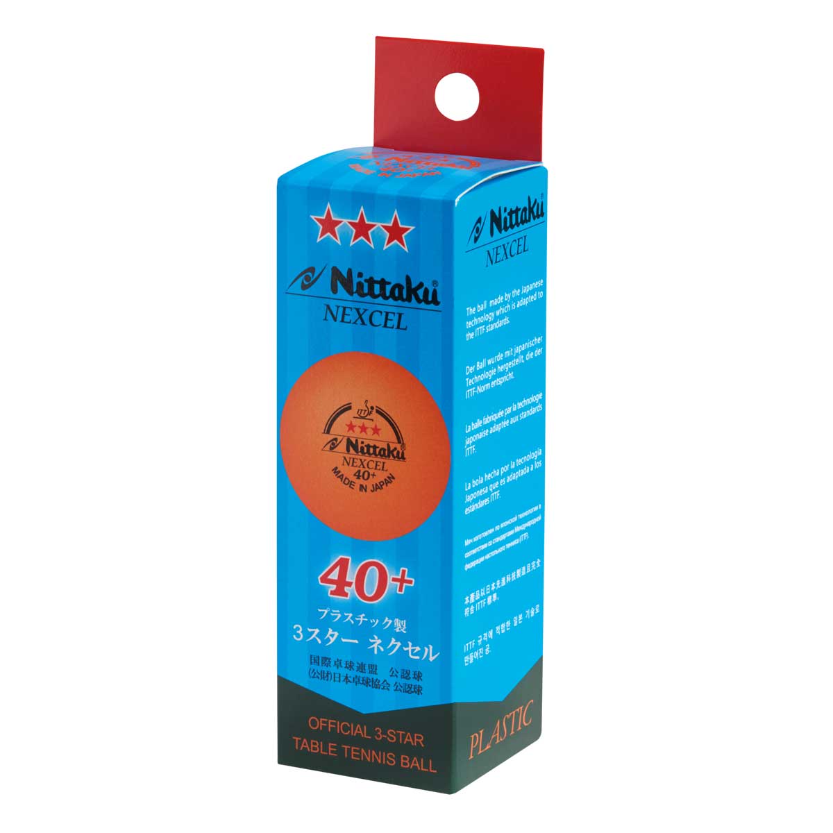 Nittaku Nexcel 40+*** naranja (3)