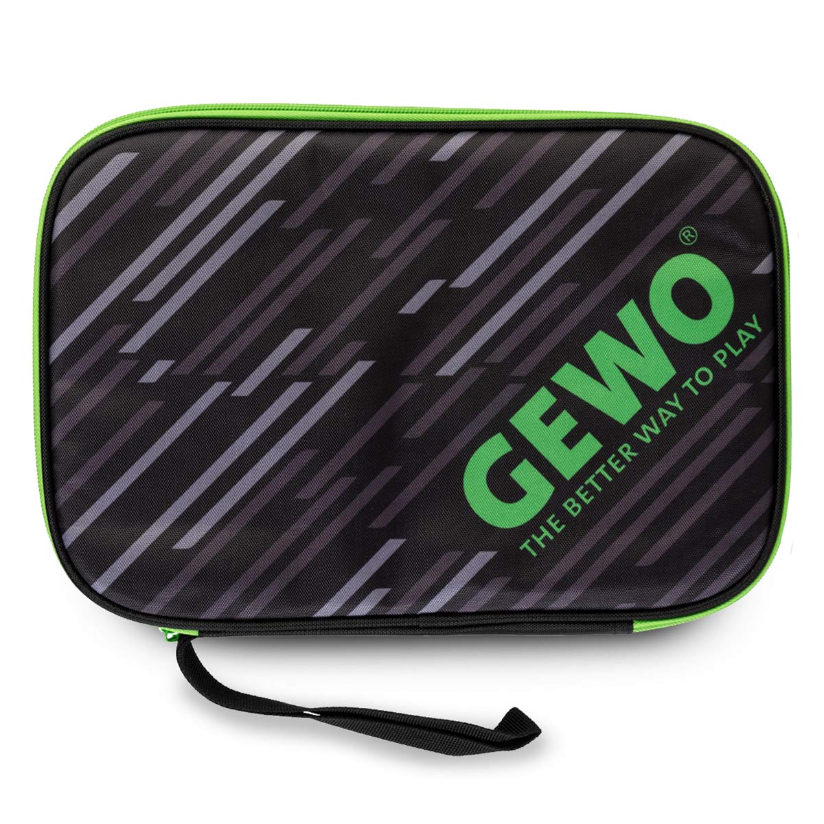 Gewo Single Cover Stripes negro/lima