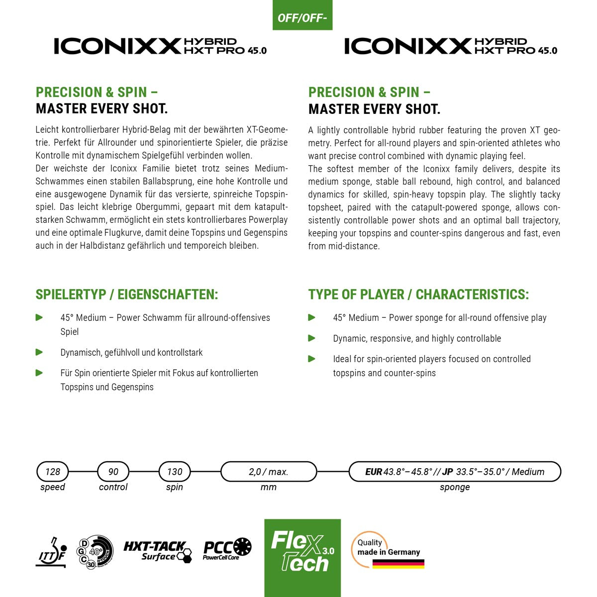 Gewo Iconixx Híbrido HXT Pro 45