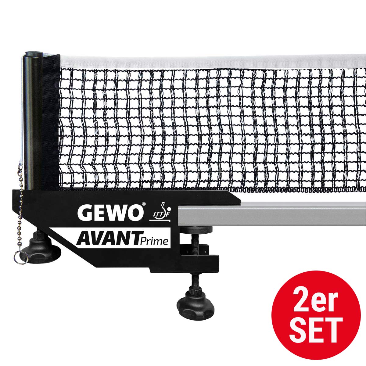 Gewo 2x Set de Red Avant Prime negro