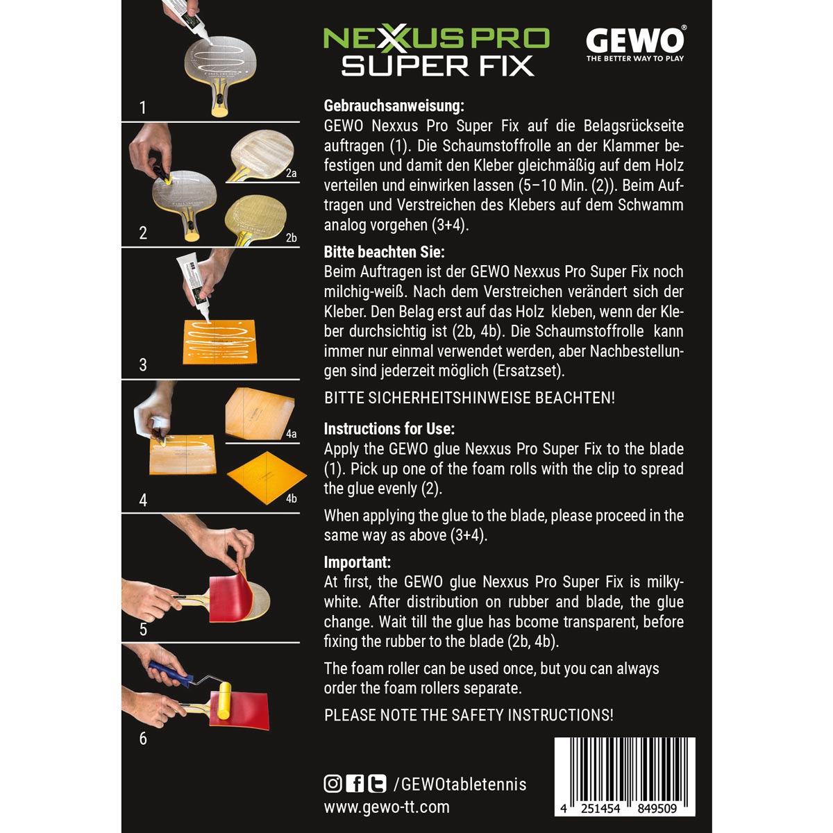 Pegamento Gewo Nexxus Pro Super Fix 90ML