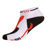 Calcetines cortos Gewo Flex III blanco/rojo
