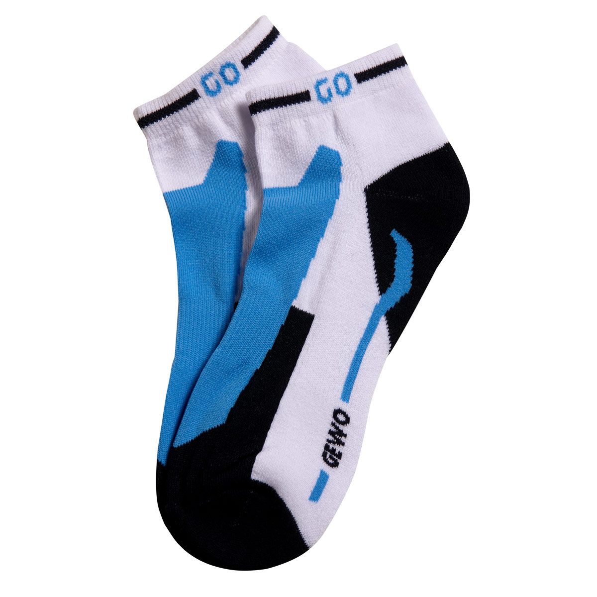 Calcetines cortos Gewo Flex III blancos/azules