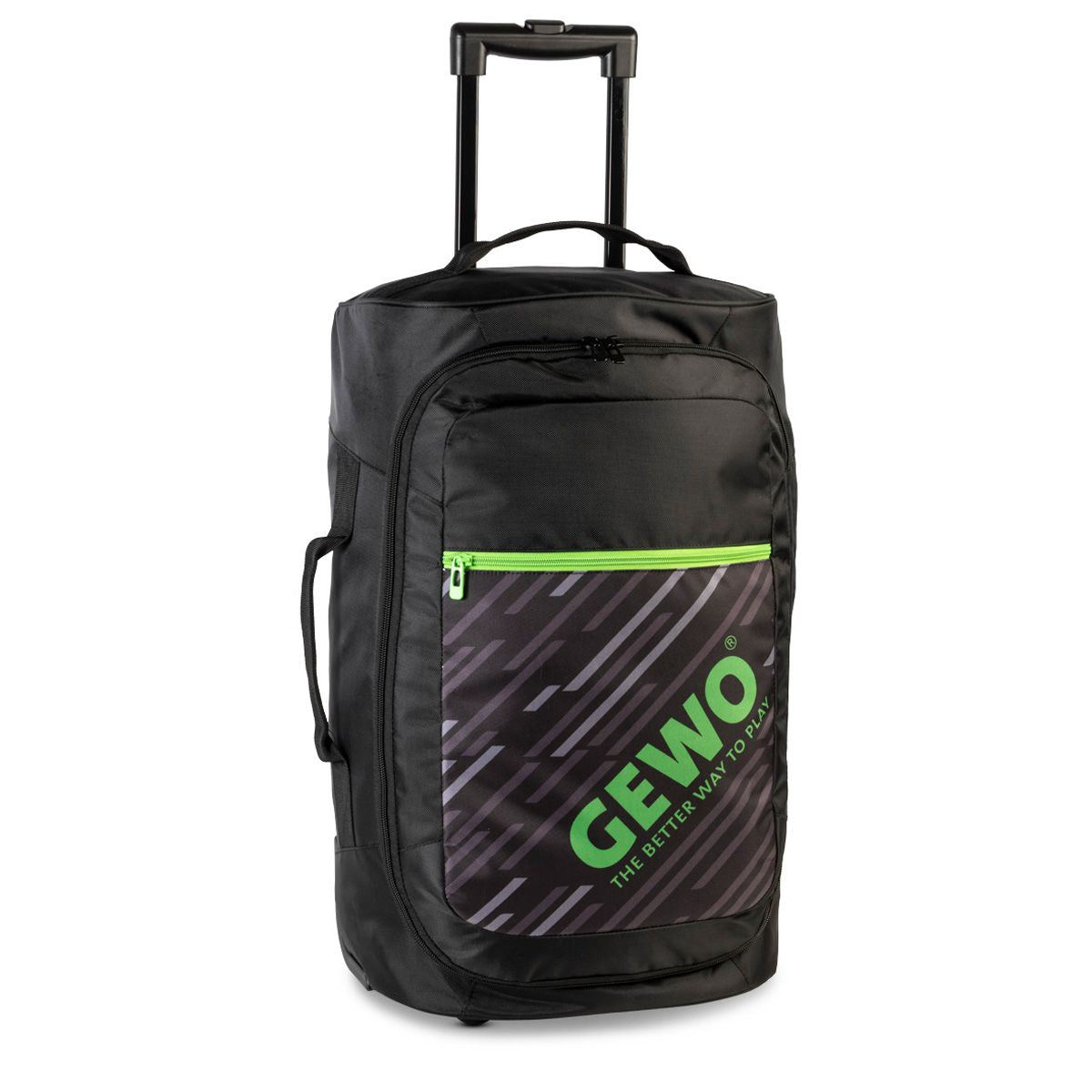 Trolley Gewo Stripes M negro/lima