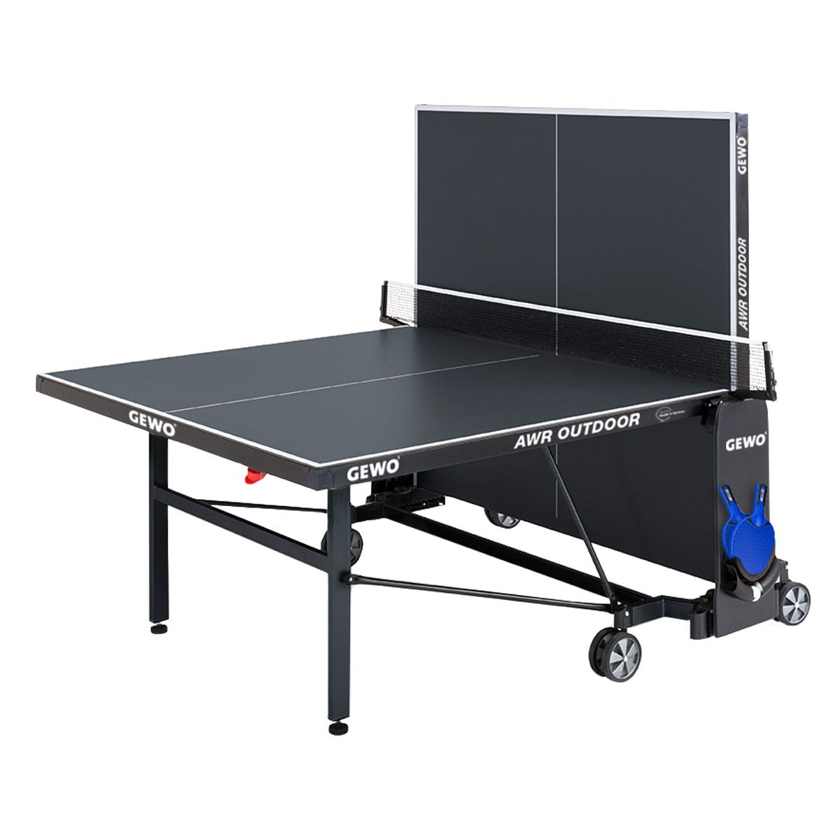 Gewo mesa AWR Outdoor incl. 2 bates y pelotas gris