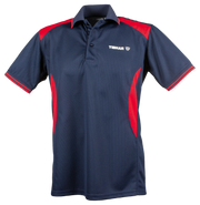 Tibhar camiseta Cosmos poliéster azul marino/rojo