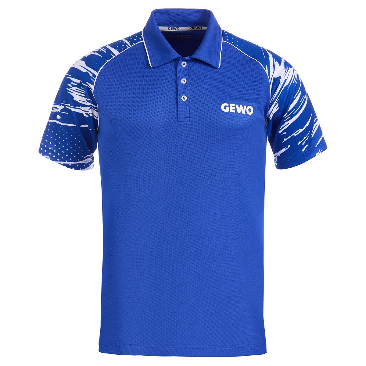 Gewo camiseta Marmo I azul/blanco