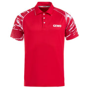 Gewo camiseta Marmo II rojo/blanco