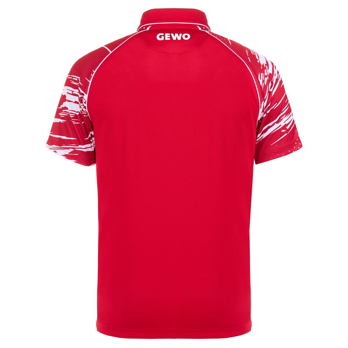 Gewo camiseta Marmo II rojo/blanco