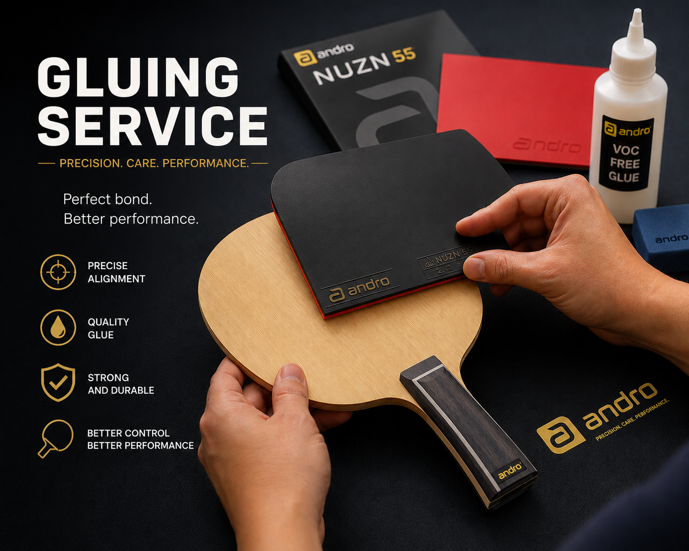 Servicio Profesional de Pegado de Gomas