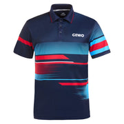 Gewo camiseta Sarno I azul marino/rojo