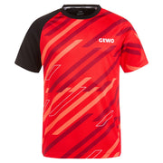 Camiseta Gewo Ponza I roja/negra
