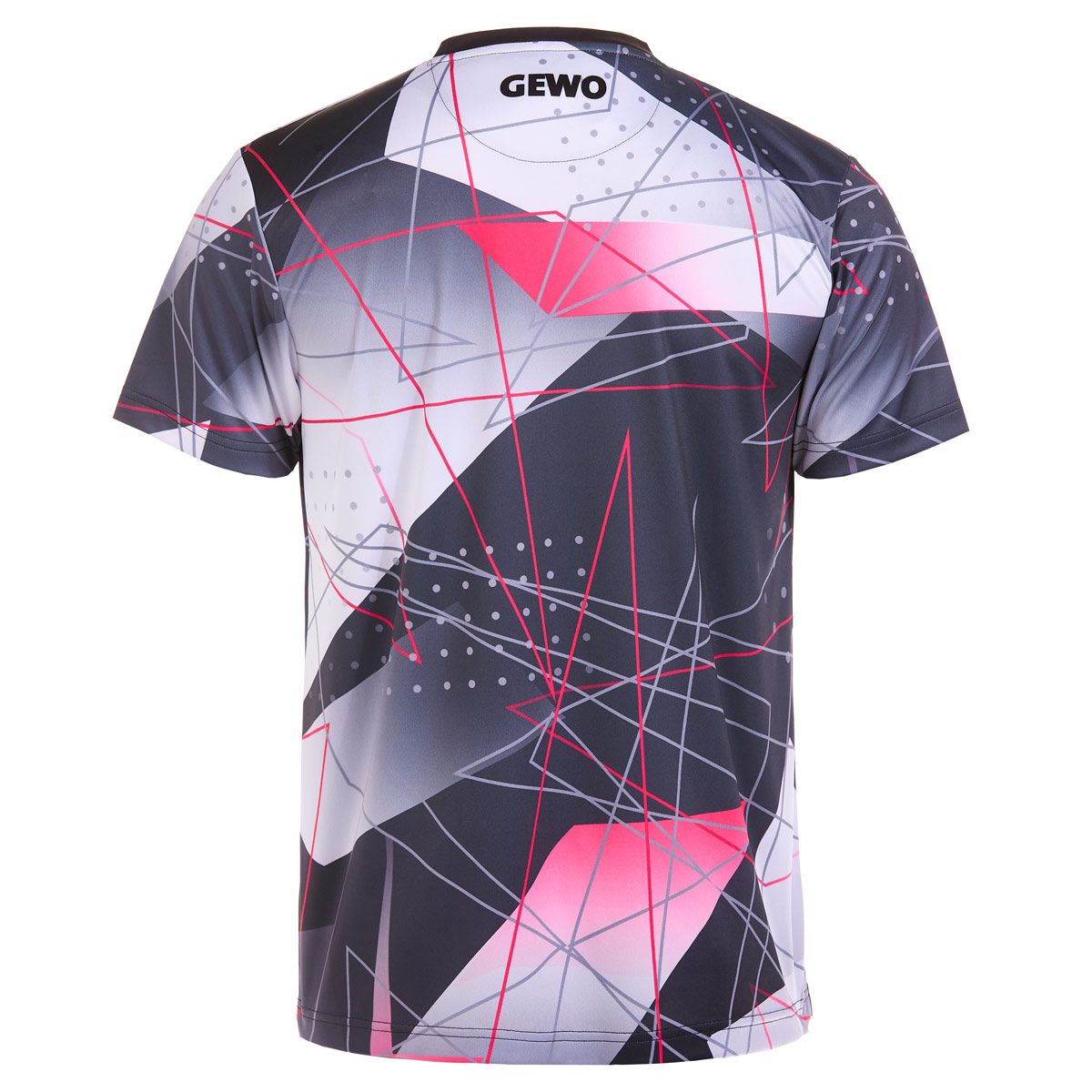 Camiseta Gewo Lugo I negra/rosa