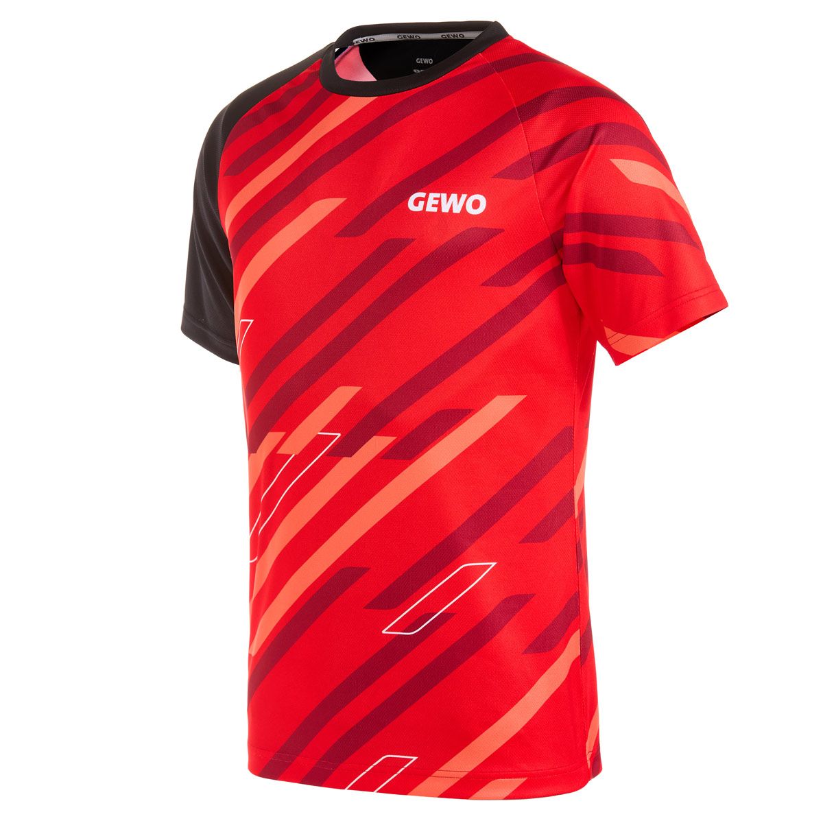 Camiseta Gewo Ponza I roja/negra