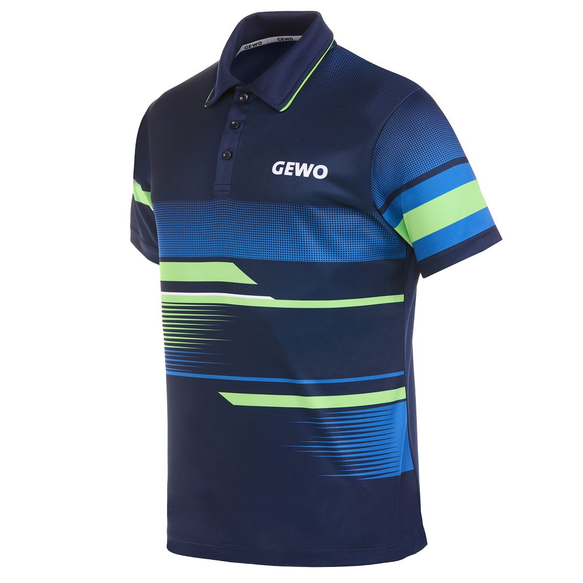 Gewo camiseta Sarno II azul marino/verde
