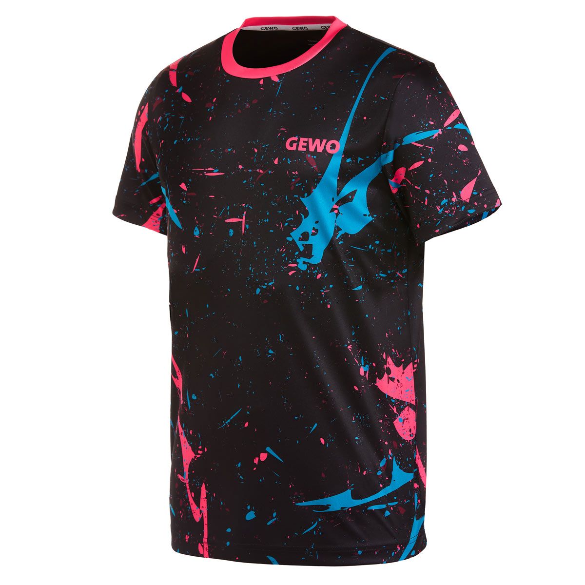 Camiseta Gewo Tamarro I negra/rosa