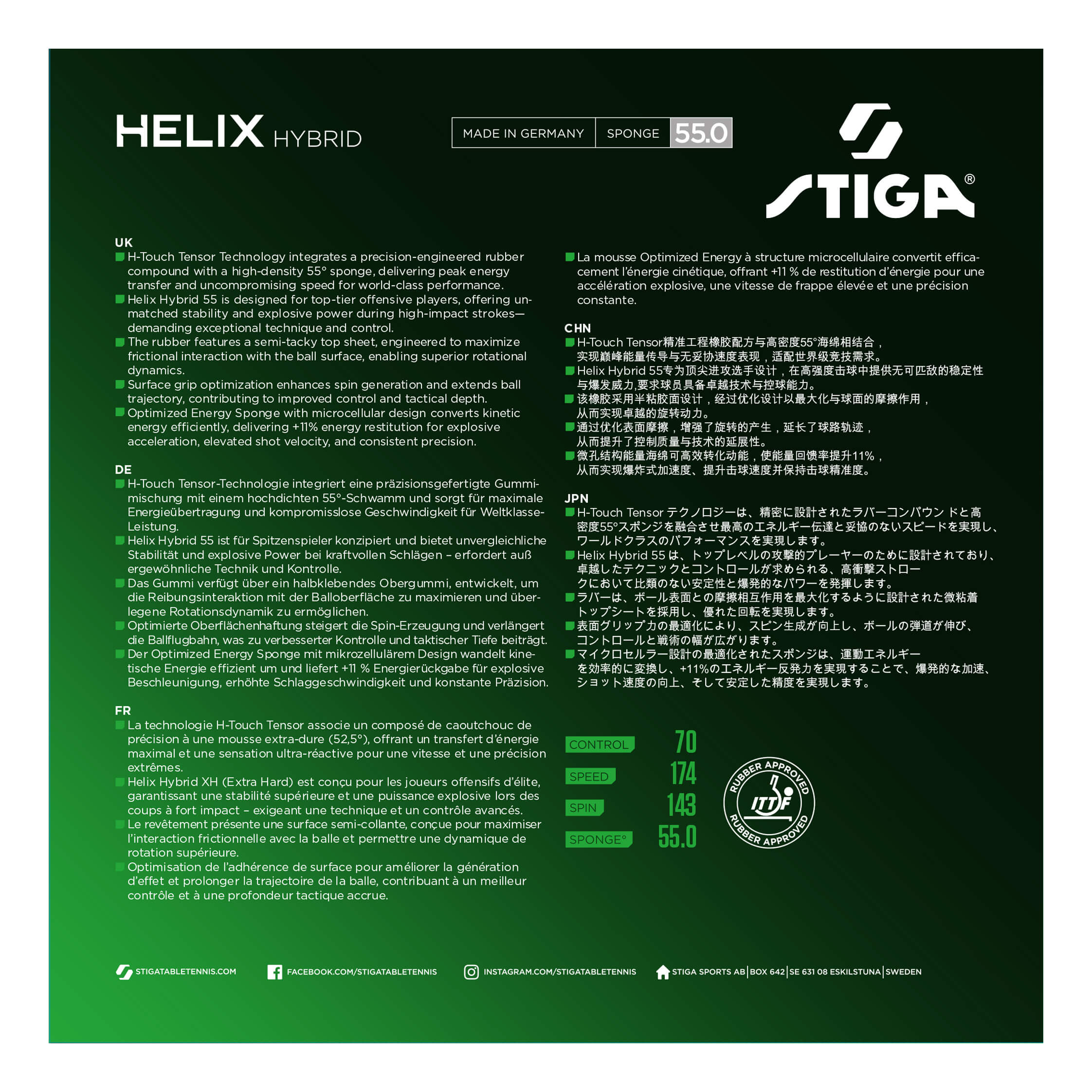 Stiga Helix Híbrido 55