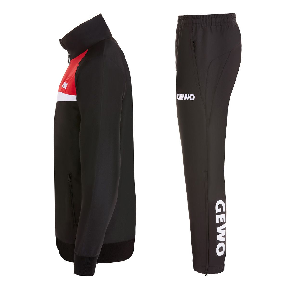 Chándal Gewo Fondi I negro/rojo