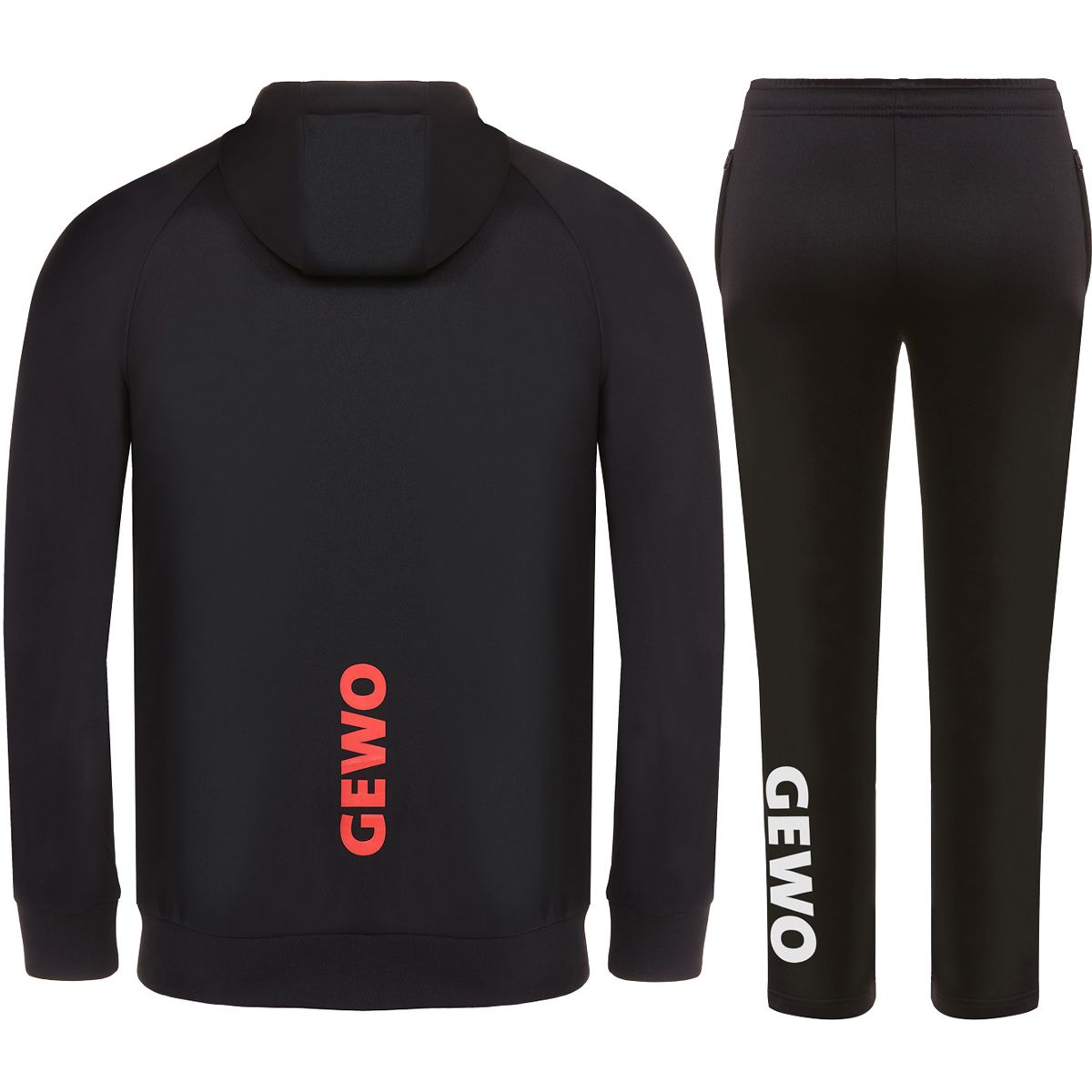 Chándal Gewo Ponza I negro/rojo