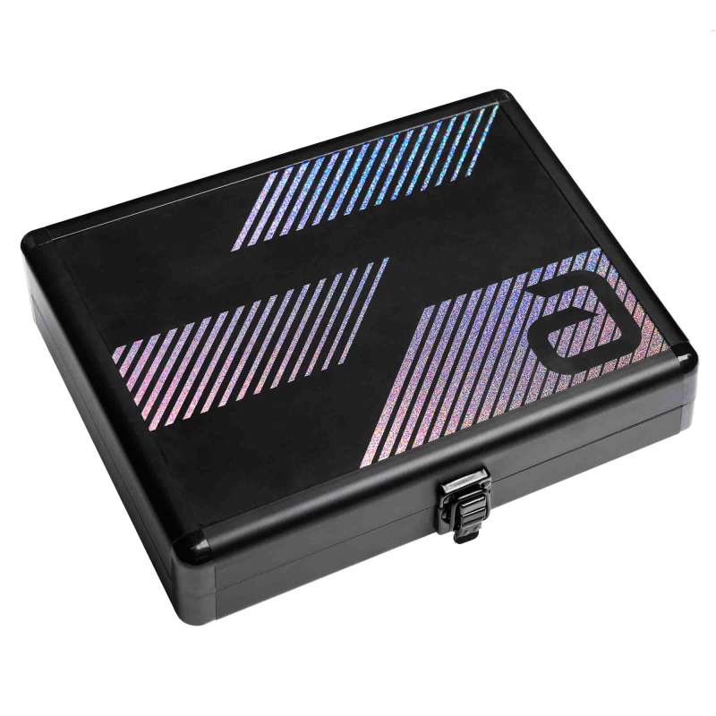 Estuche doble de aluminio Andro Black Star