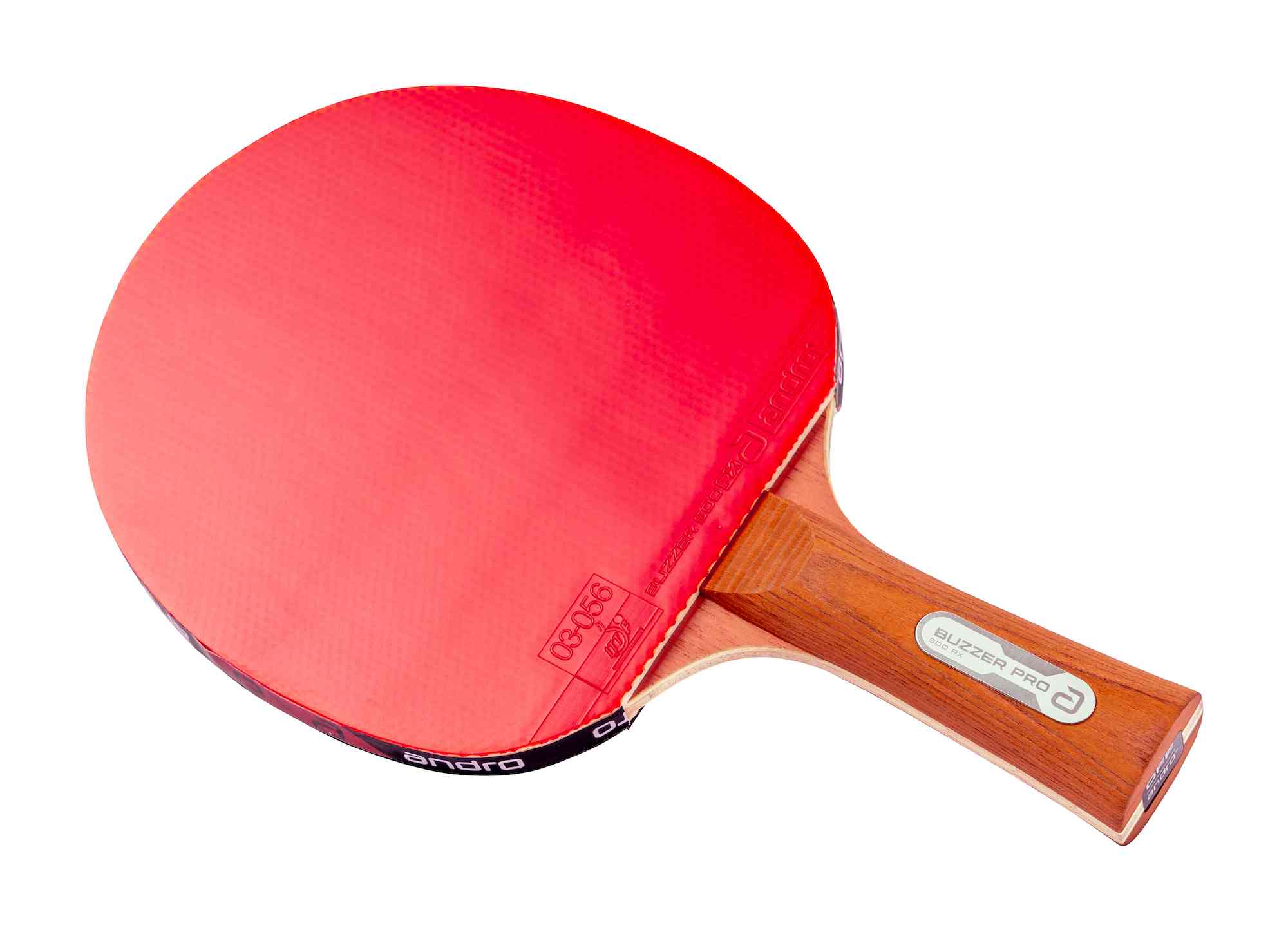 Andro Set de Paletas Buzzer Pro 500 RX negro/rojo cóncavo