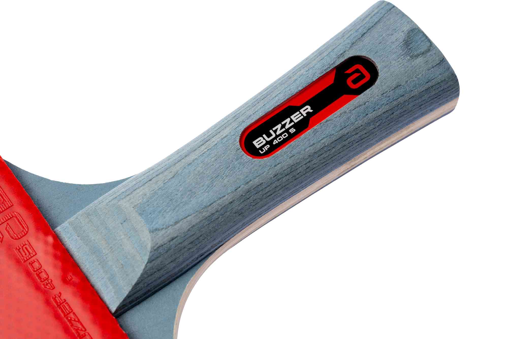 Andro Set de Paletas Buzzer Up 400 S negro/rojo cóncavo