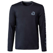 Camiseta de manga larga Andro Scalzo negra/gris