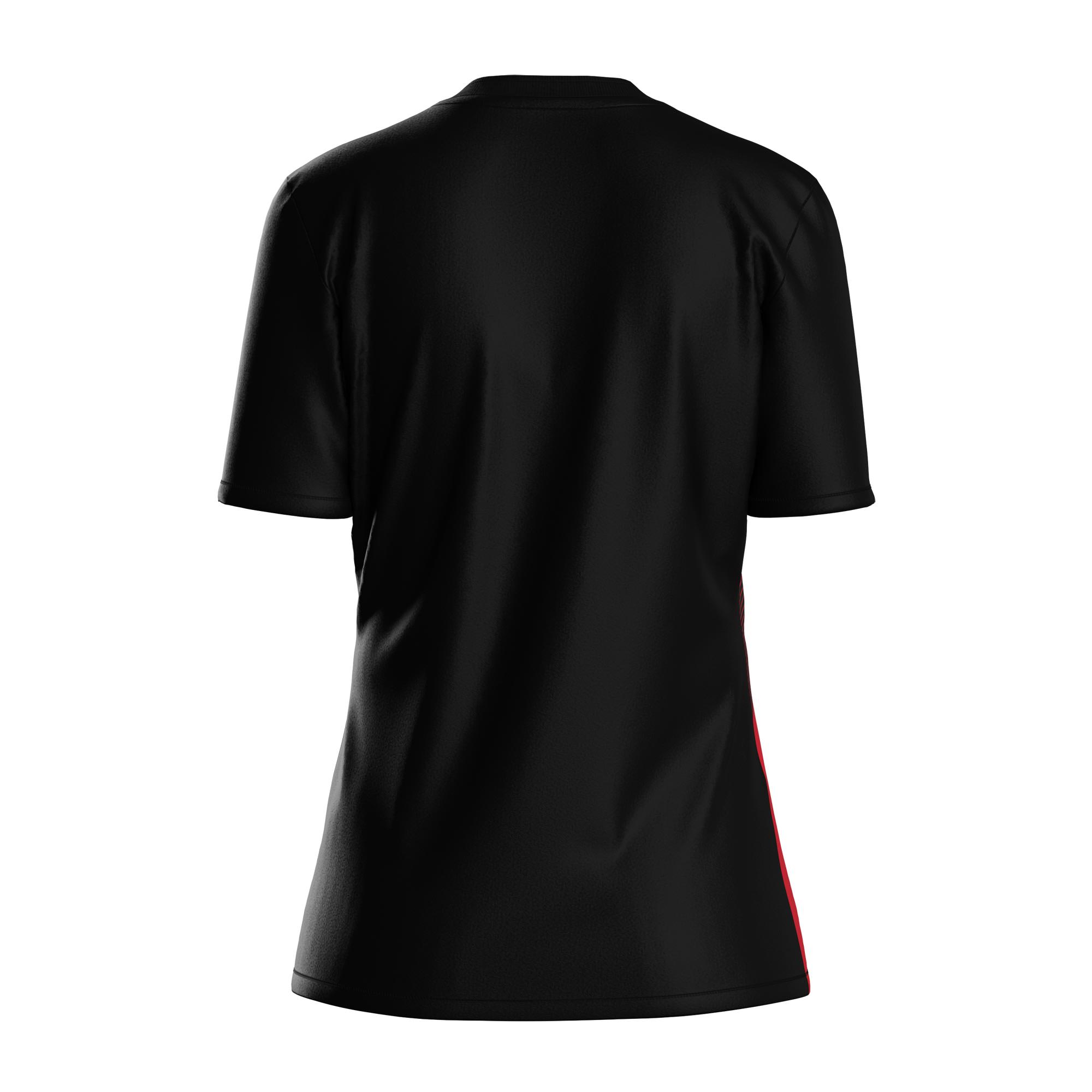 Camiseta Andro Ataxa Mujer negro/rojo