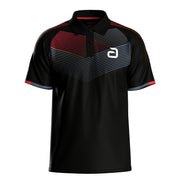 Camiseta Andro Avos negro/rojo neón