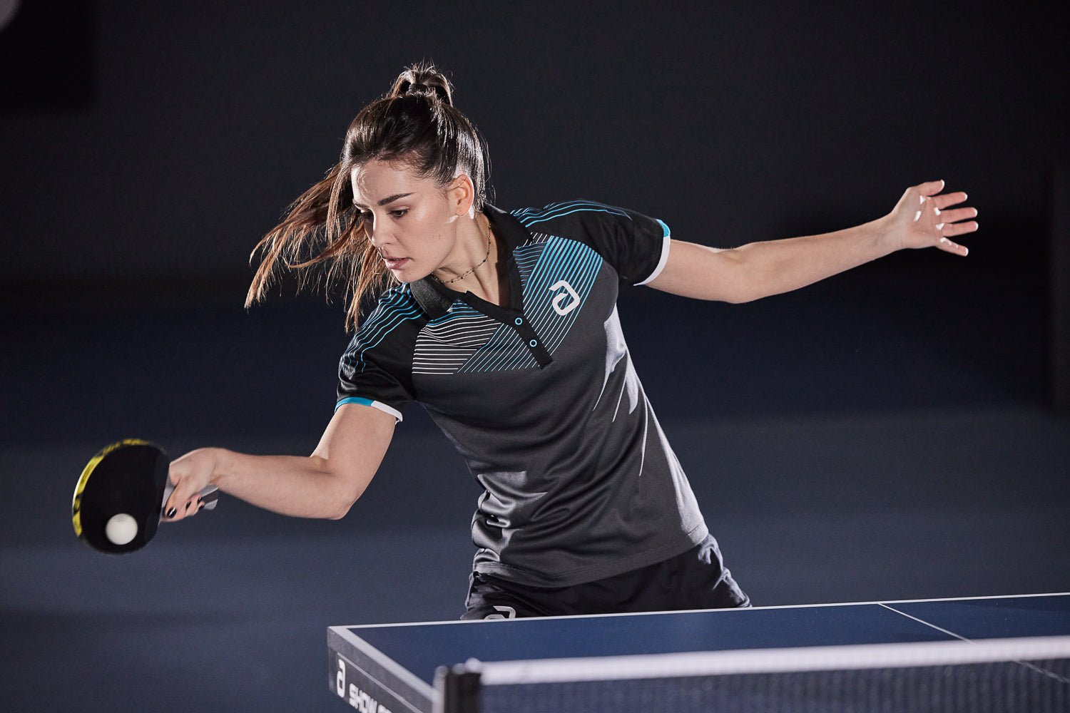 Andro Camiseta Avos Mujer gris/azul