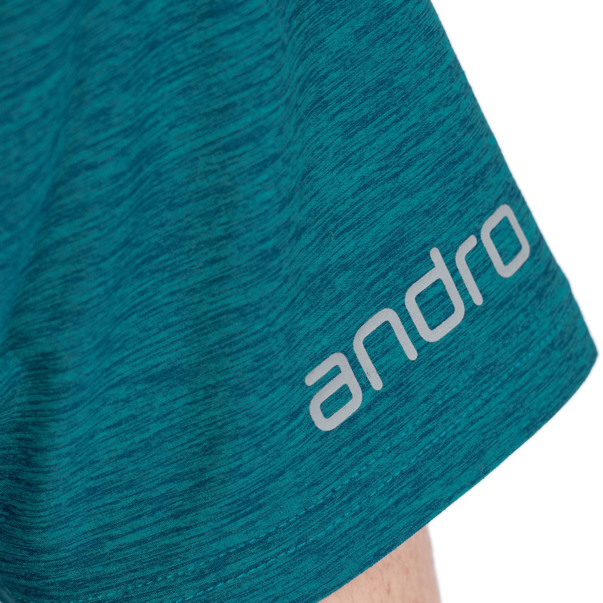 Camiseta Andro Melange Alpha verde/azul