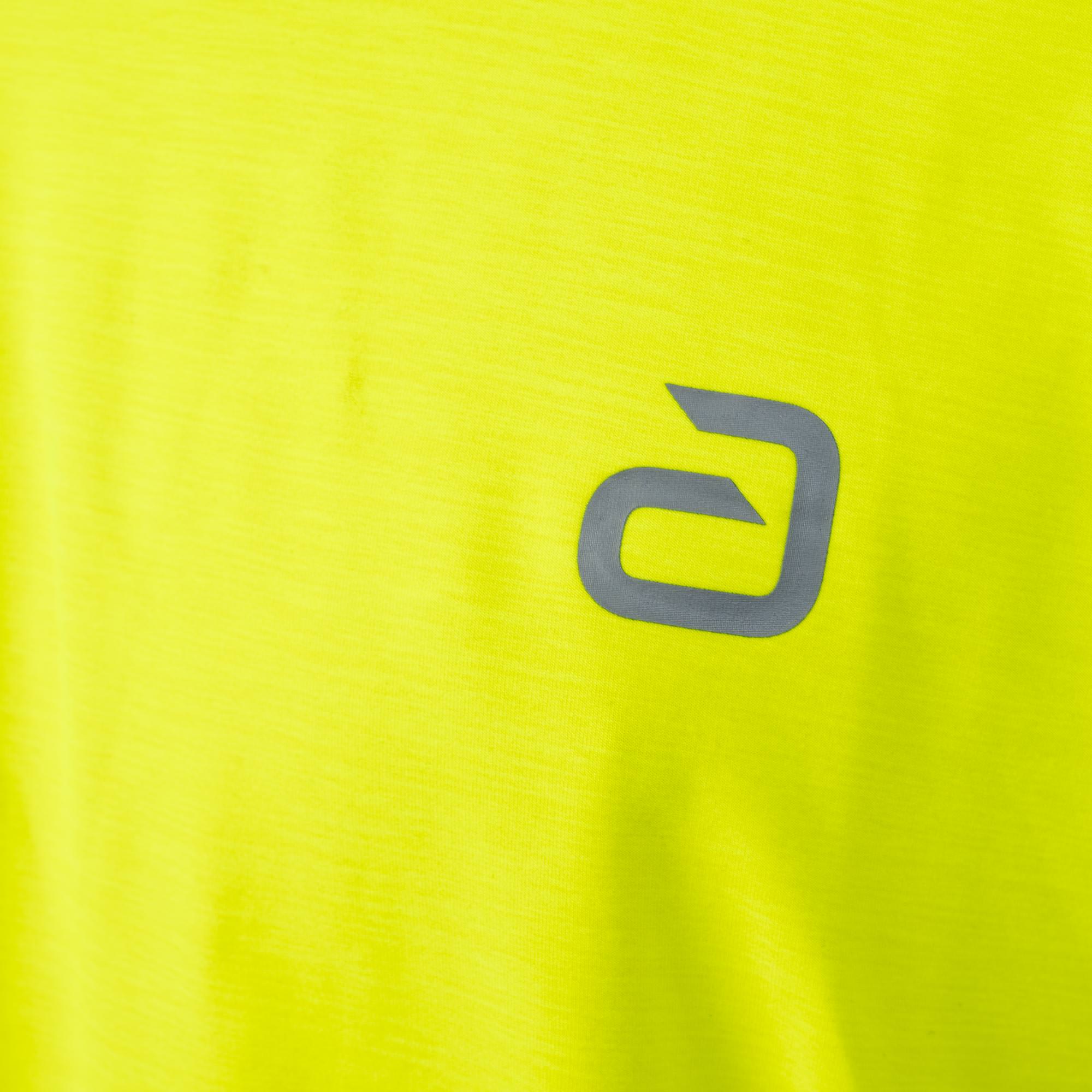 Camiseta Andro Melange Alpha amarillo neón