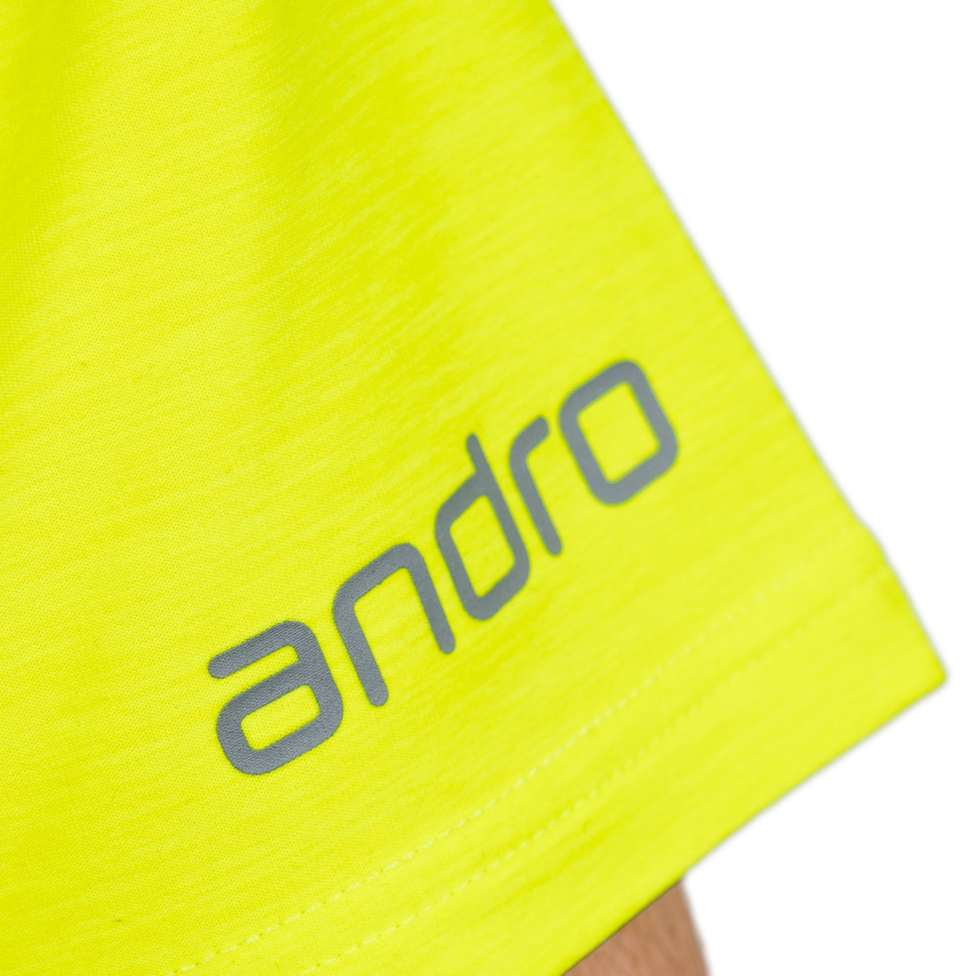 Camiseta Andro Melange Alpha amarillo neón