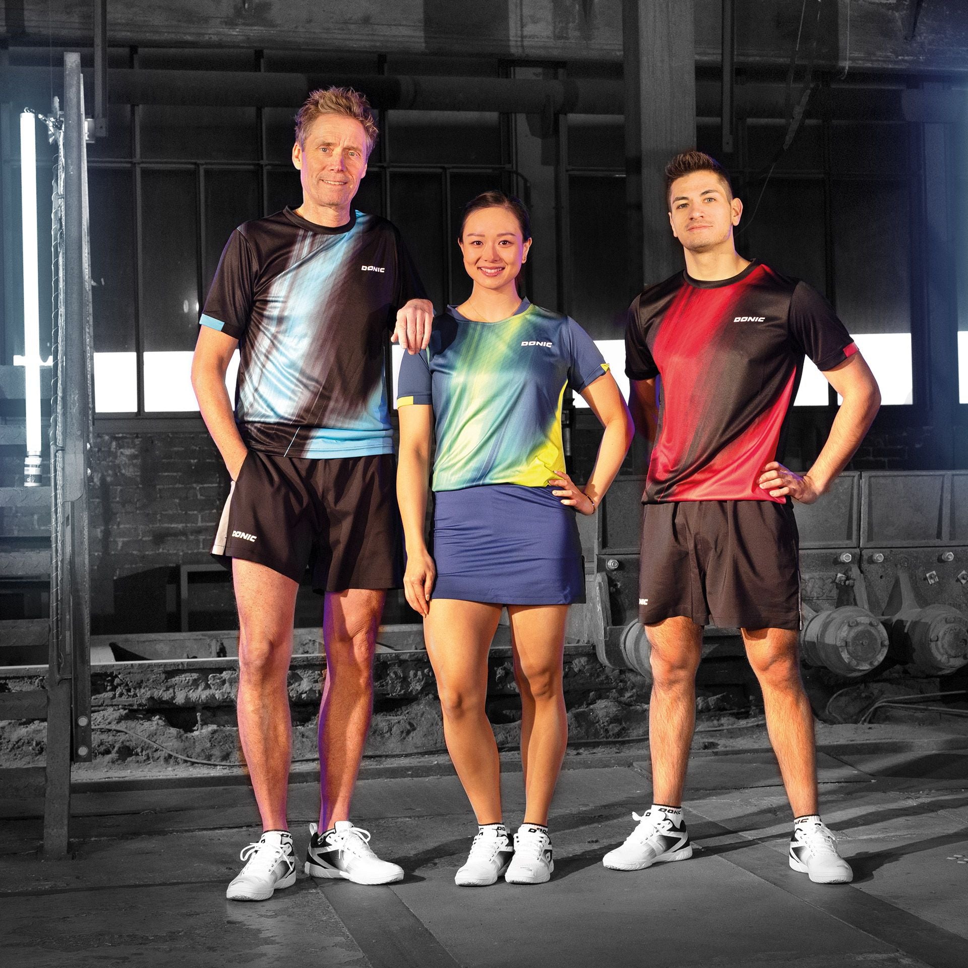 Donic camiseta Cream Junior negro/azul claro